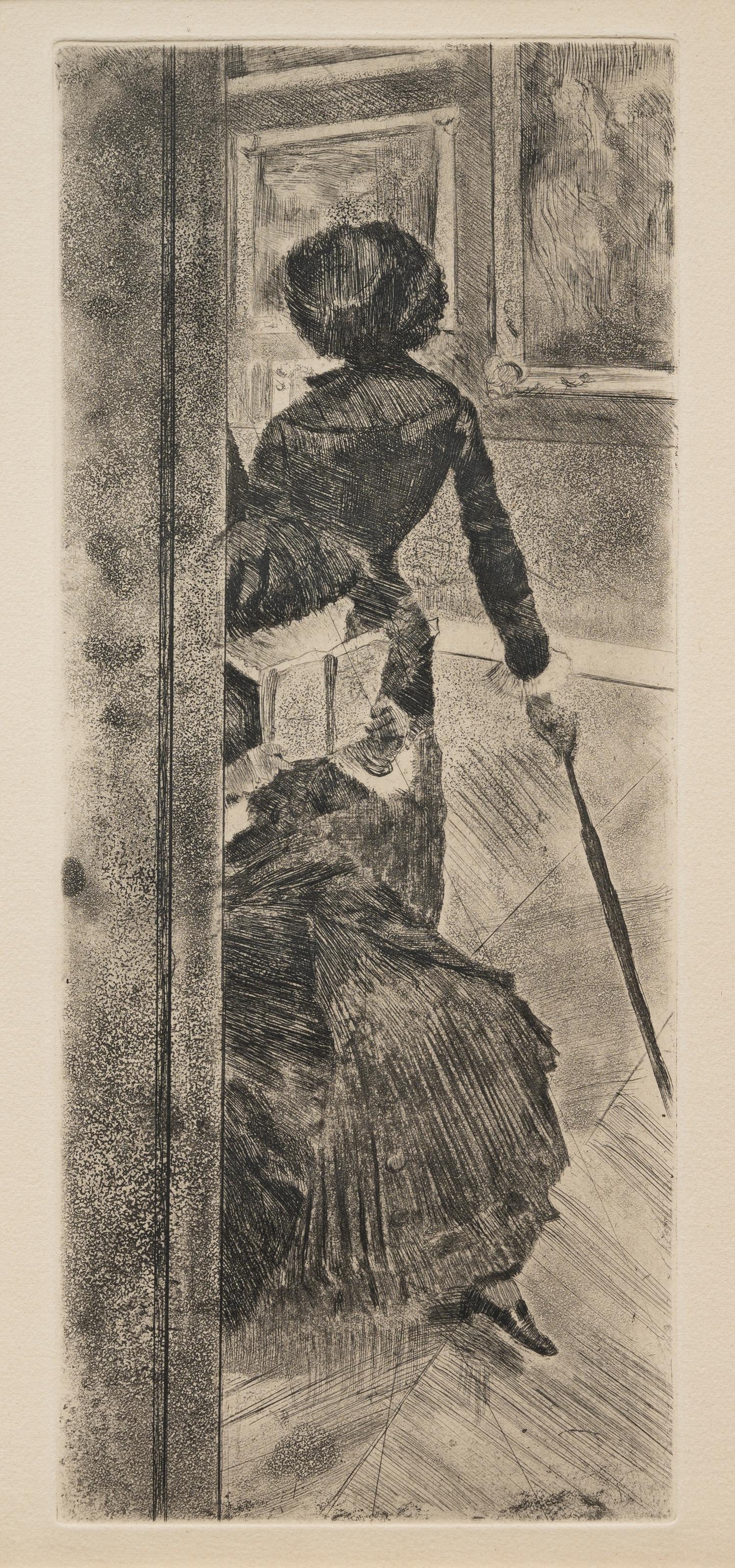 Au Louvre - La Peinture (Mary Cassatt)