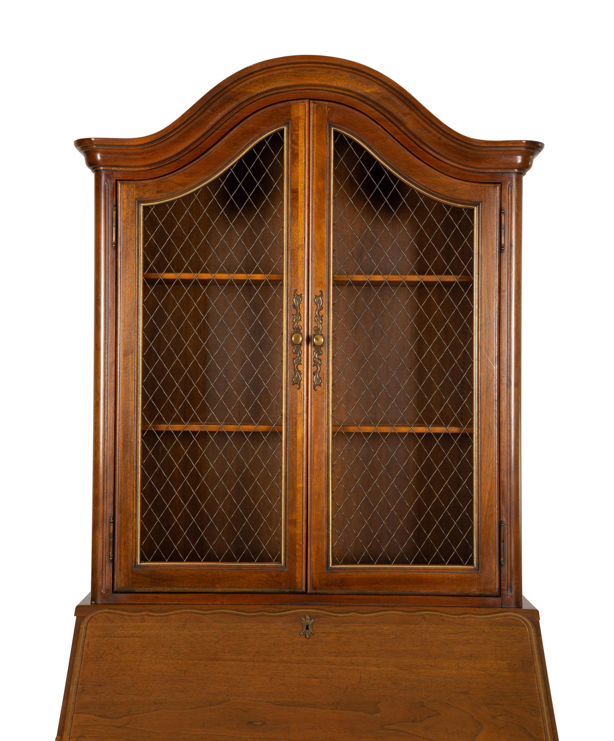 A Louis XV Style Provincial Secretary Bookcase