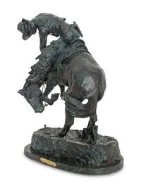An American Bronze Figural Group, after Frederic Remington (1861-1909)