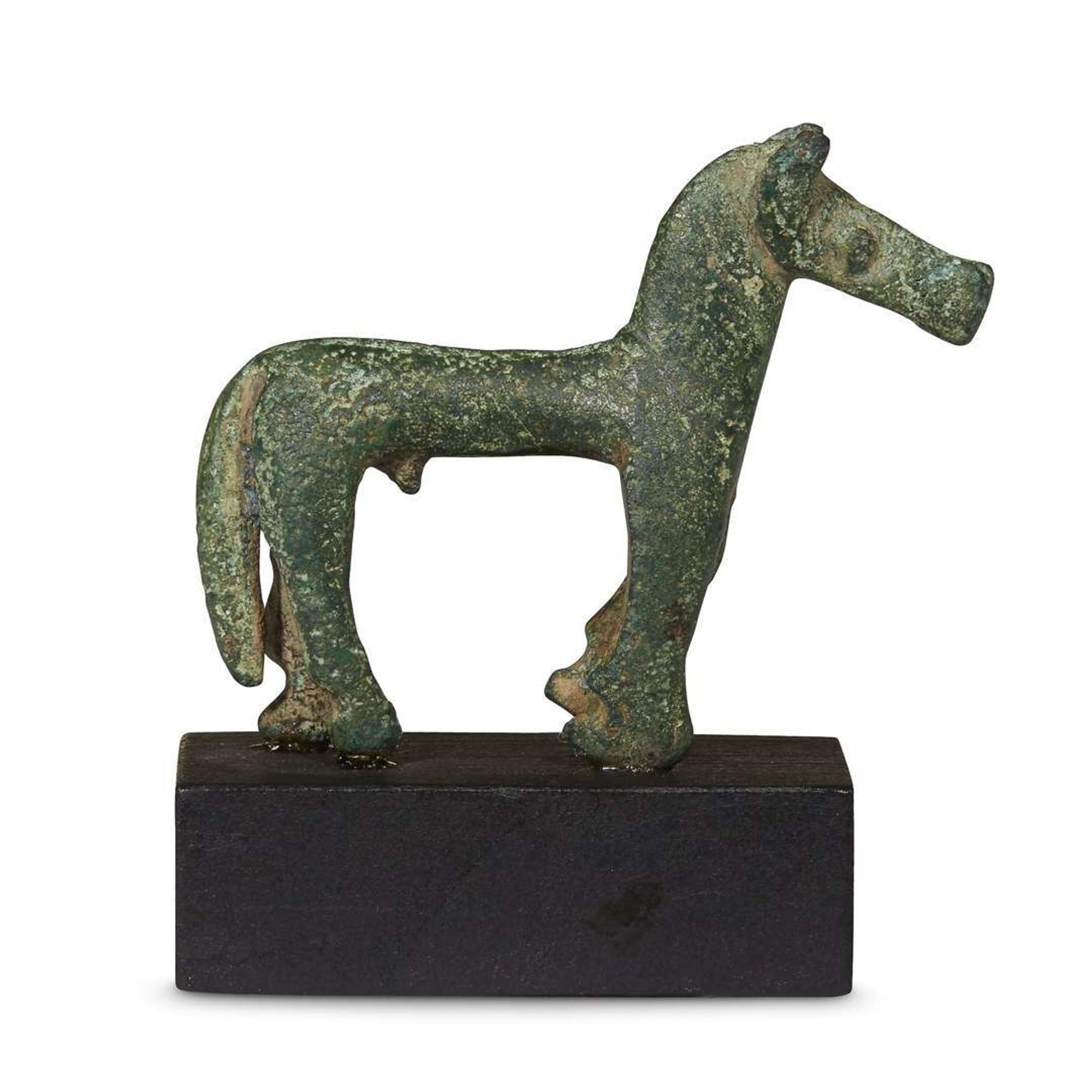 GREEK GEOMETRIC VOTIVE HORSE FROM THE GIAMALAKIS GROUP 750-600 BC