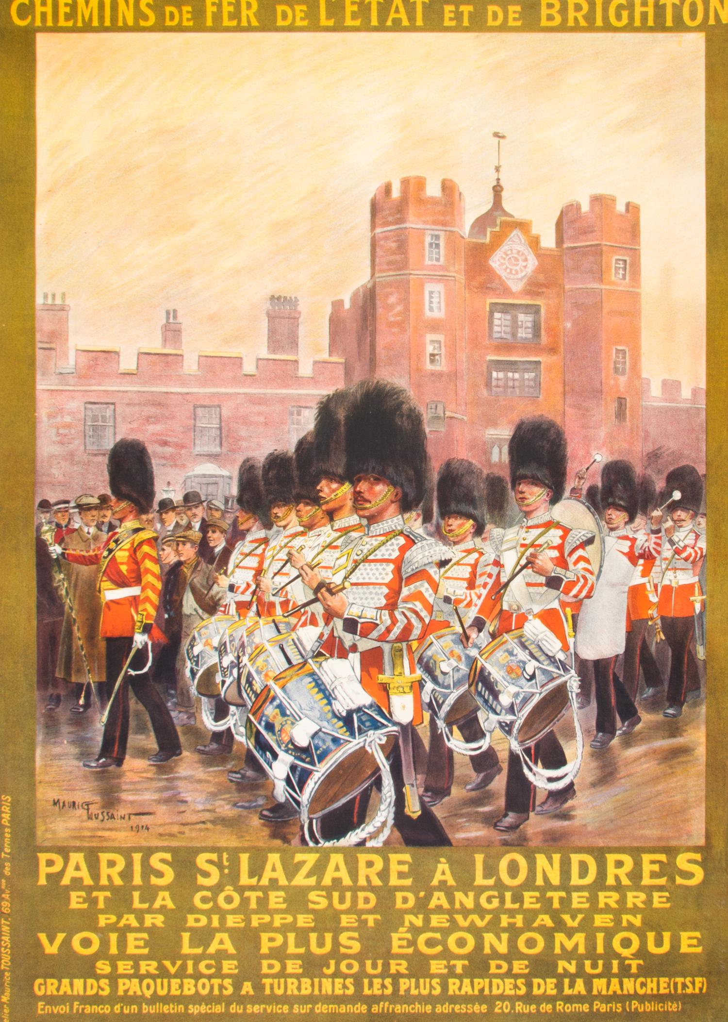 (WWI POSTERS) Four WWI French propaganda posters.
