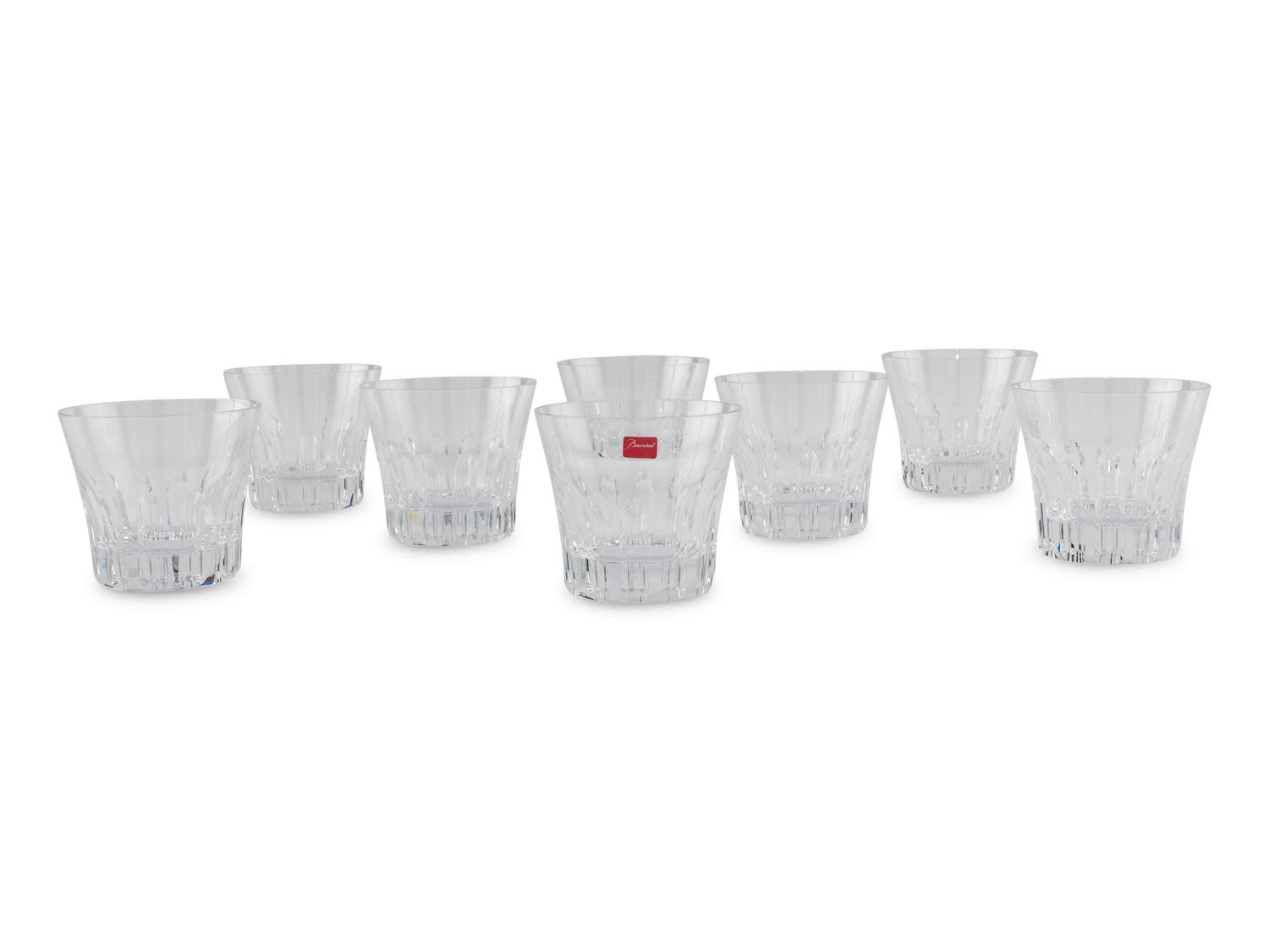 A Set of Eight Baccarat Etna Flat Tumblers
