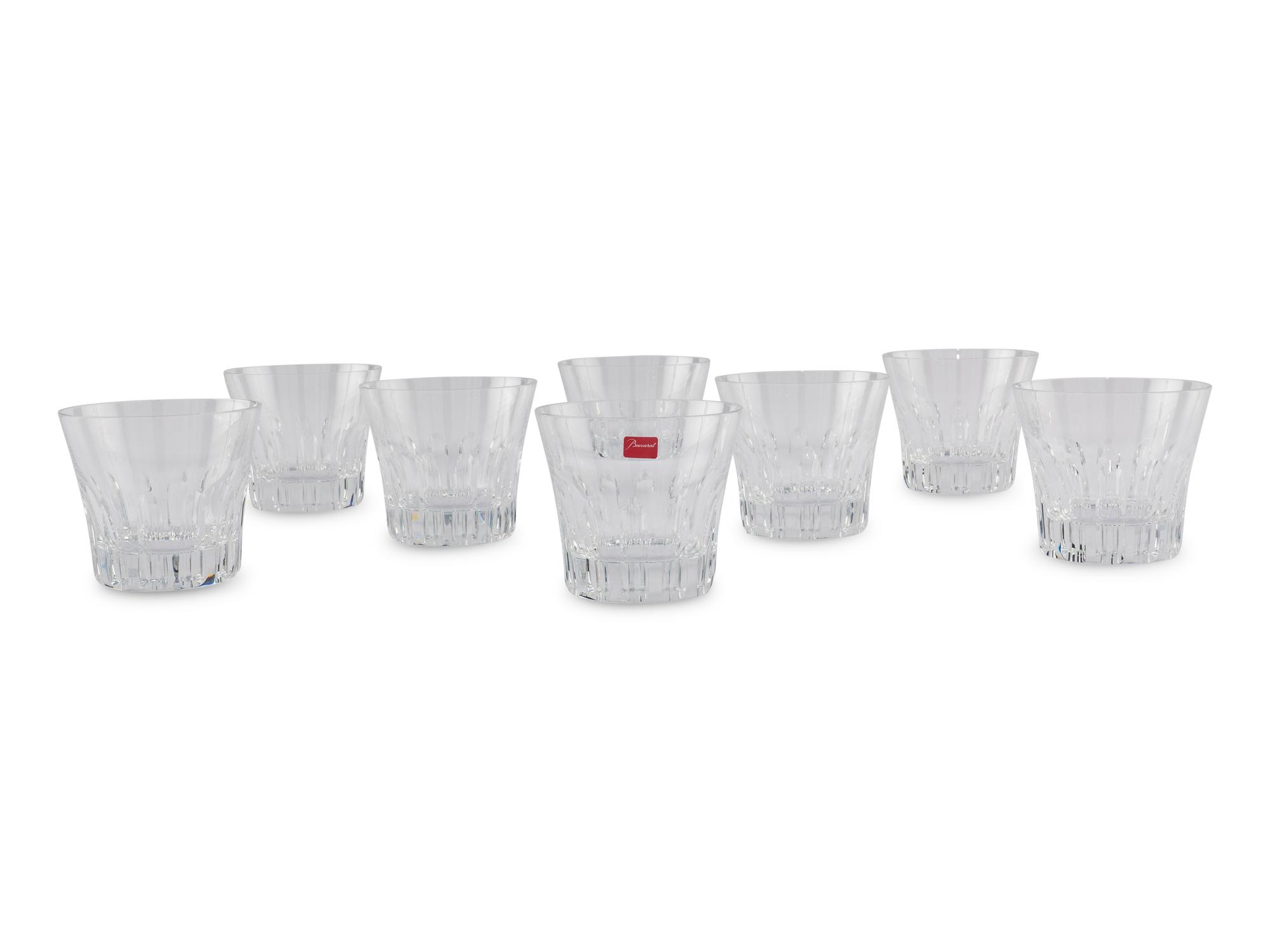 A Set of Eight Baccarat Etna Flat Tumblers