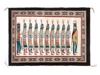 Navajo Yeibichai Weaving / Rug