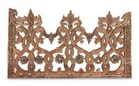A Thai Carved Panel