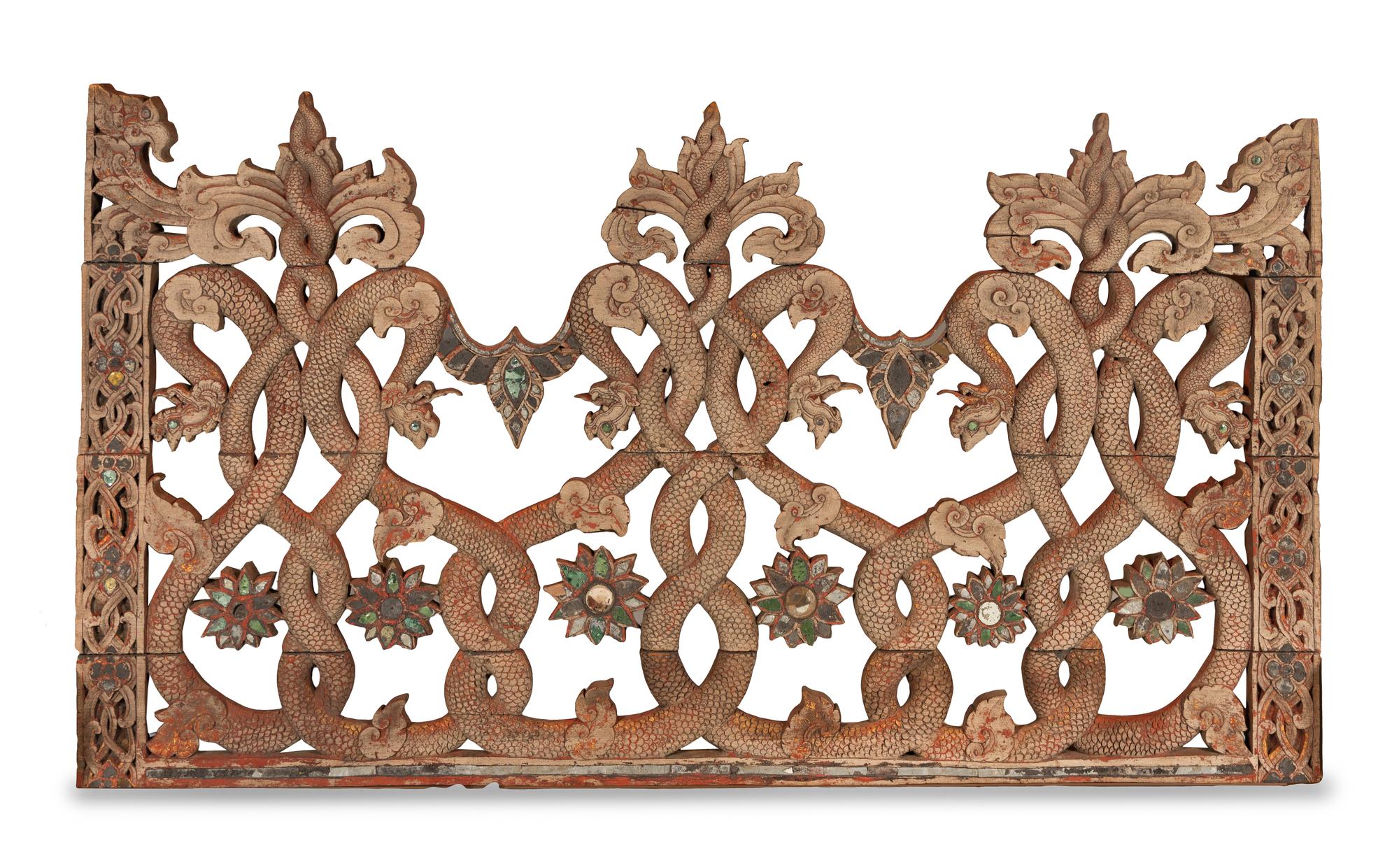 A Thai Carved Panel