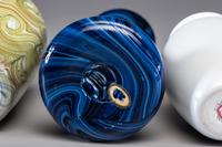 Eight American Art Glass Vases