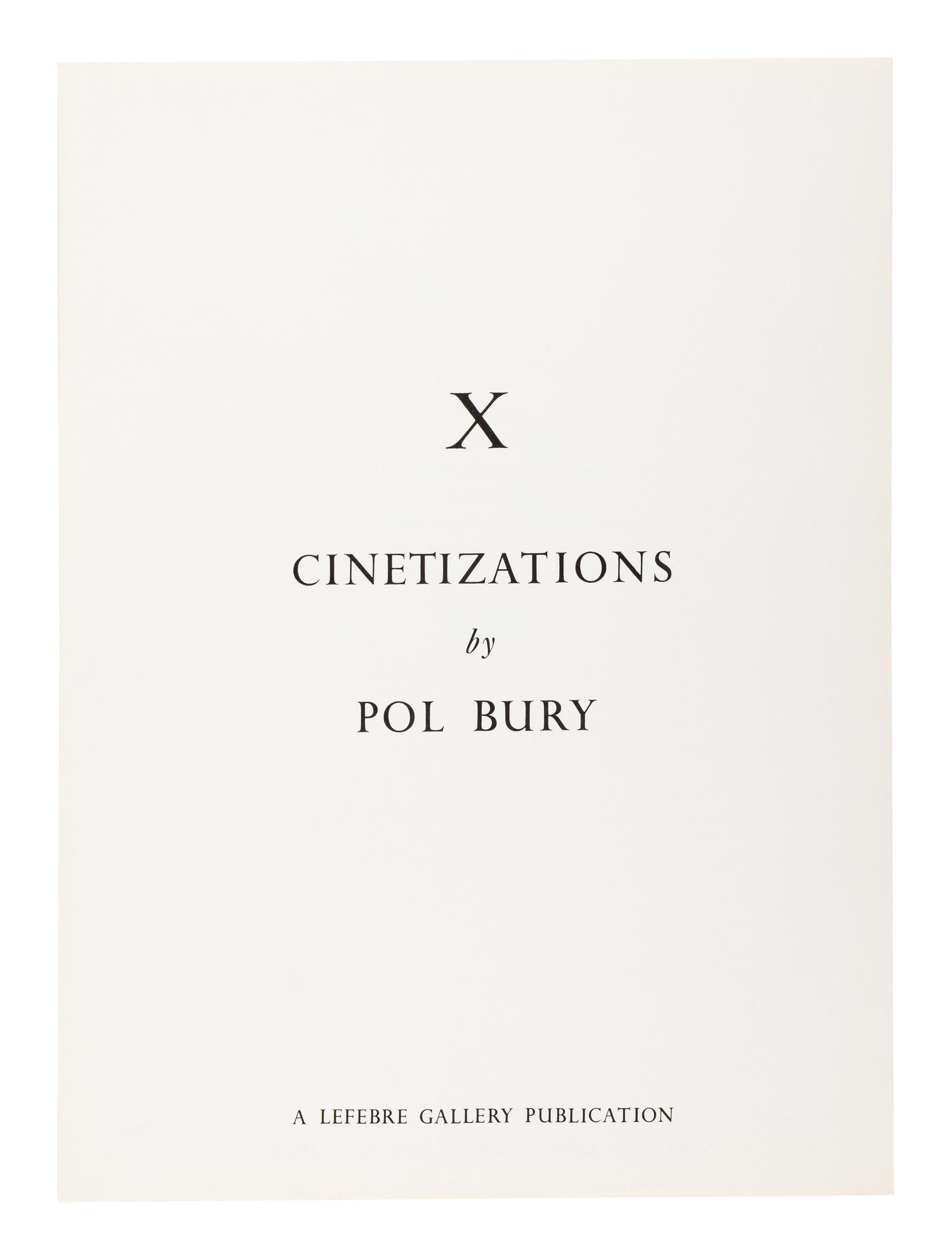 X Cinetizations Portfolio, 1966