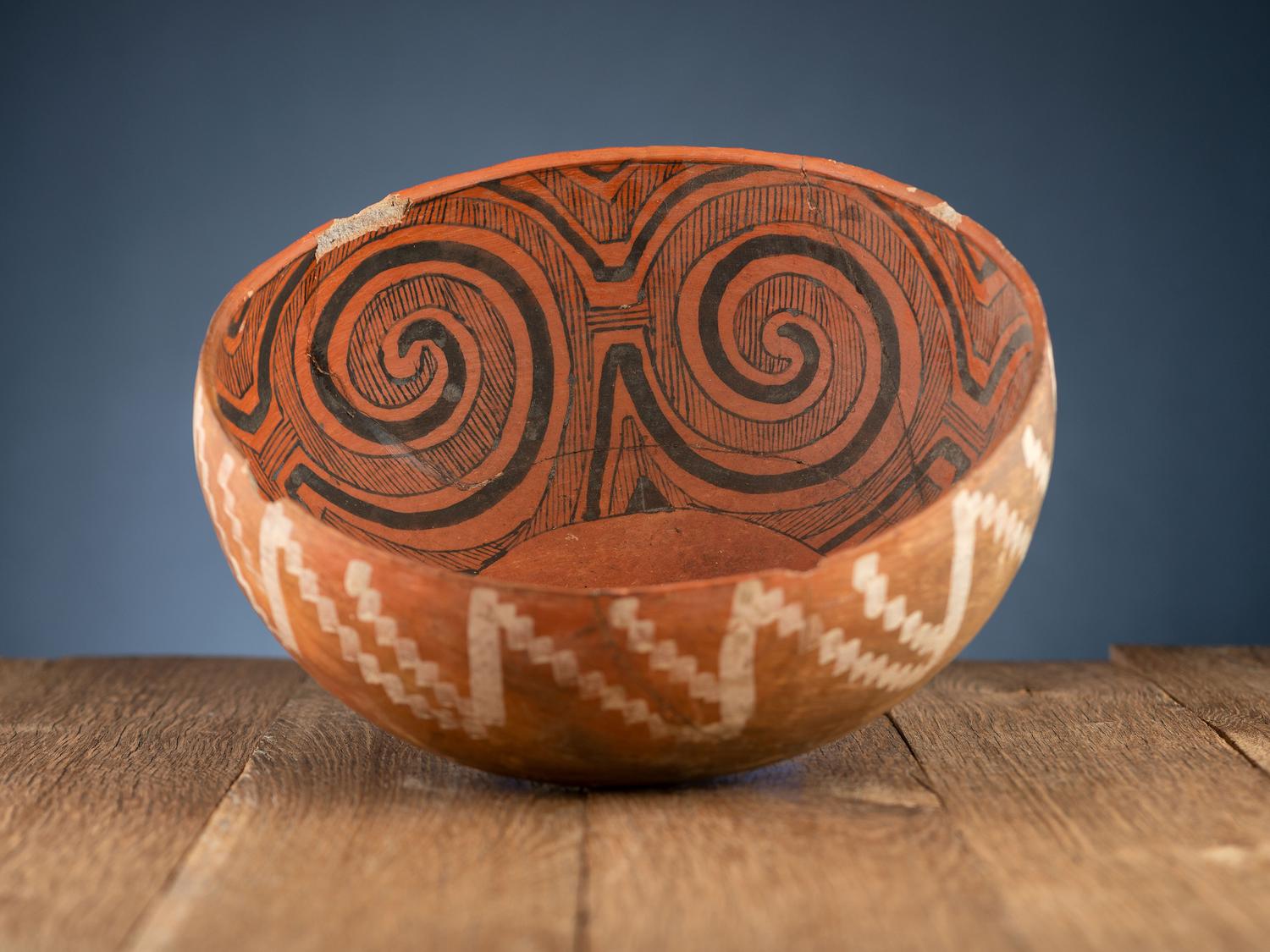 St. Johns Polychrome Pottery Bowl