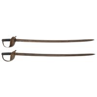 Lot of Two Brazilian Model 1880 Cavalry Sabers
