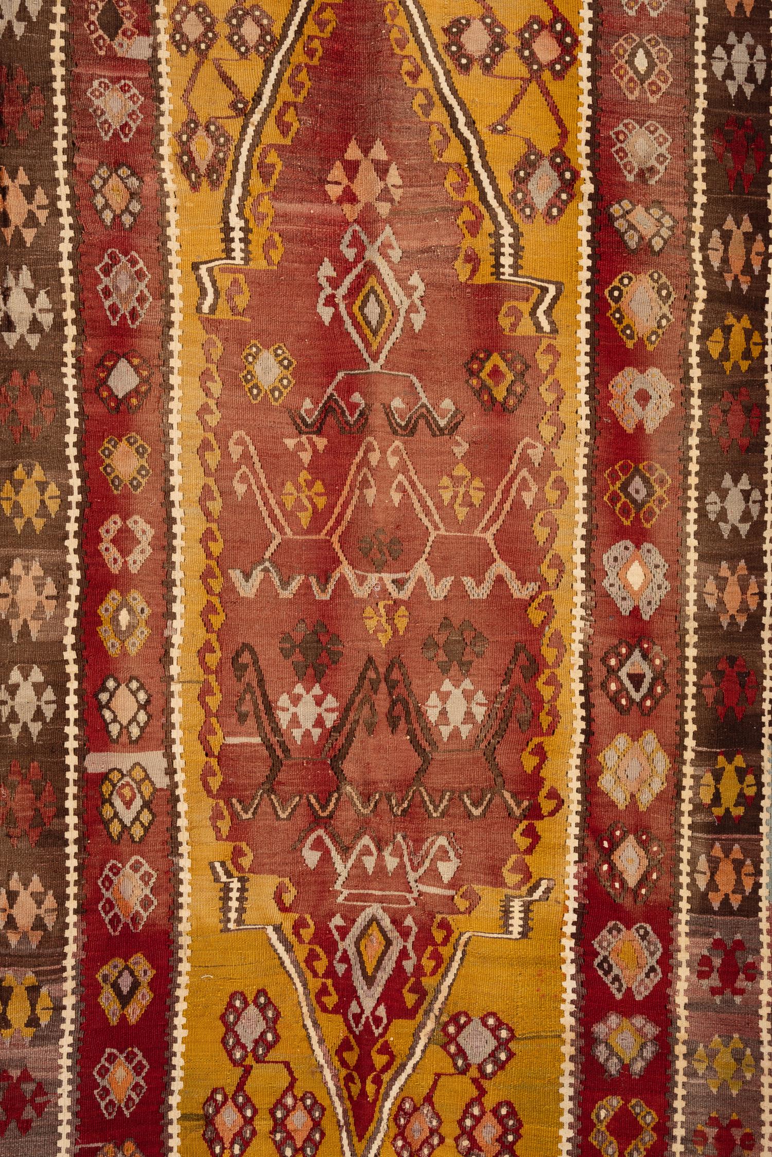 A Turkish Kilim Wool Rug