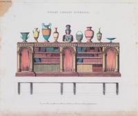 A Set of Nine Color Engravings of Furniture Design Framed height 23 x width 13 inches. — 20TH CENTURY