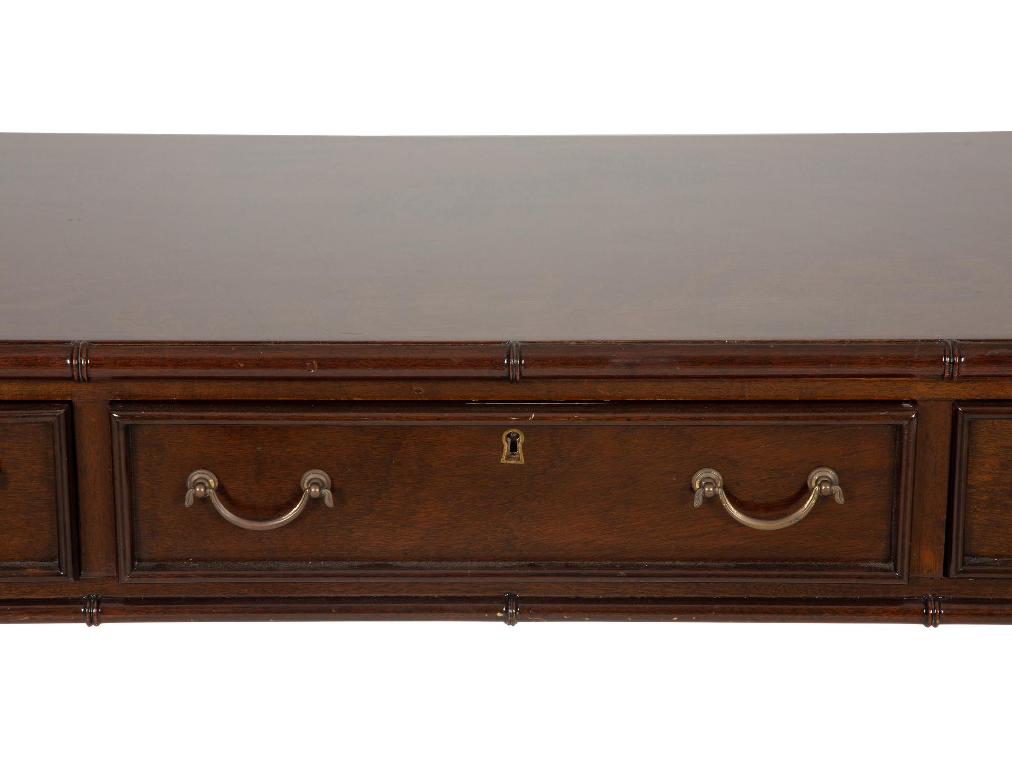 A Regency Style Mahogany Console Table