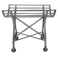 A Metal Industrial Cart 33.25" W x 20.5" D x 30.5" H — France, Circa 1940