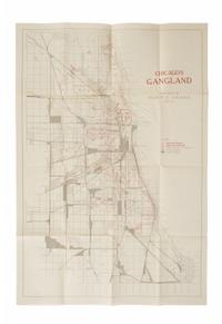 [Map]. Thrasher, Frederic M. (1892-1962). Chicago’s Gangland…1923-26 . Chicago: The University of Chicago Press, 1927.