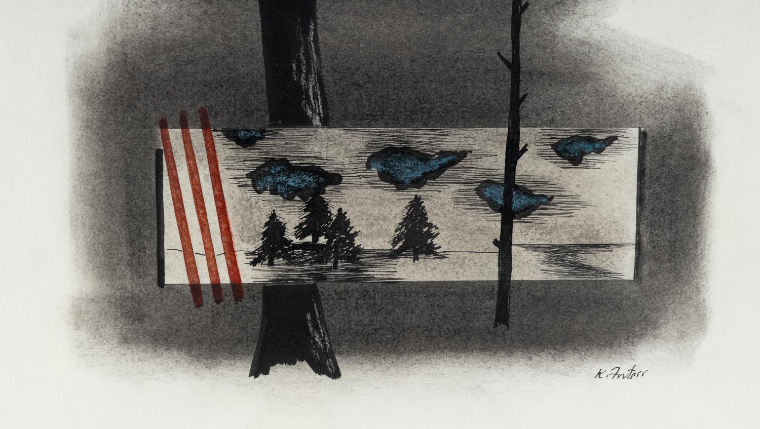 Untitled (Surrealist Landscape), c. 1940