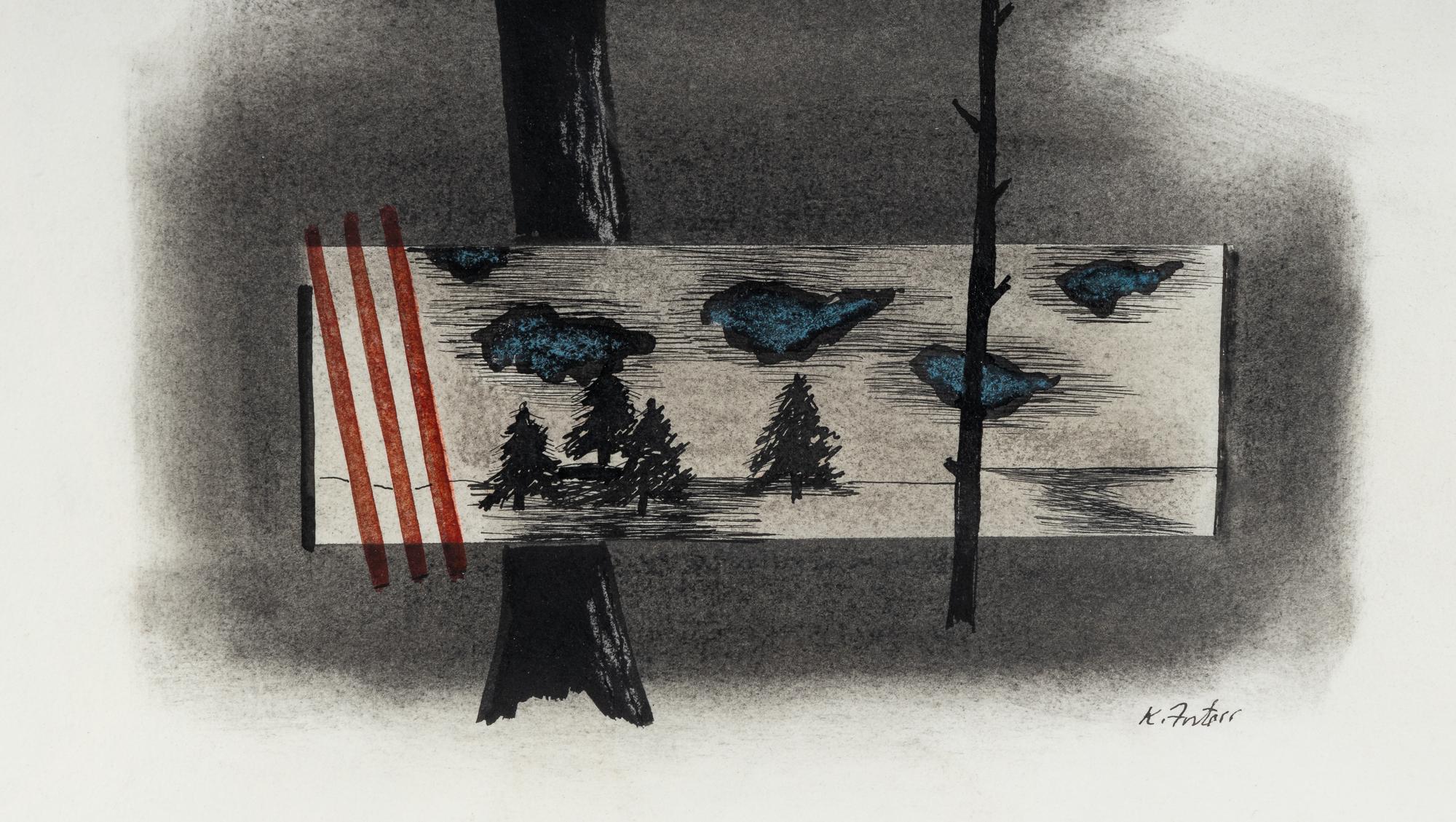 Untitled (Surrealist Landscape), c. 1940