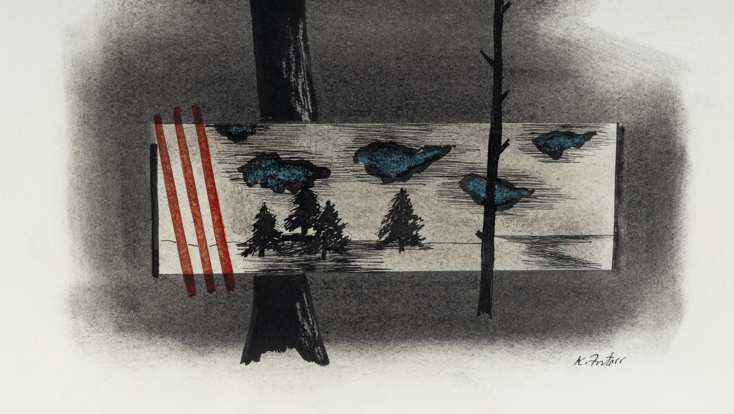 Untitled (Surrealist Landscape), c. 1940