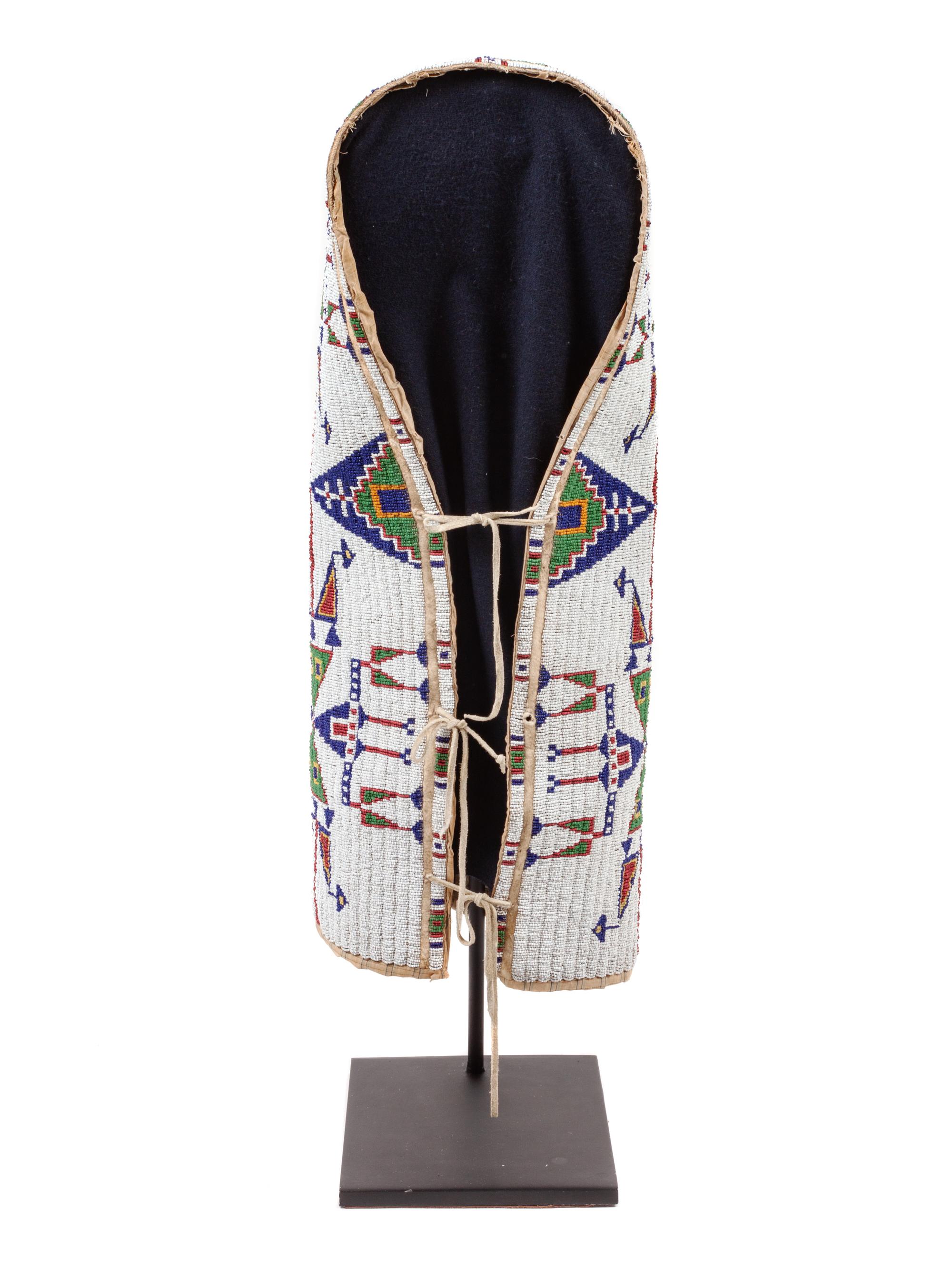 Sioux Beaded Hide Cradle