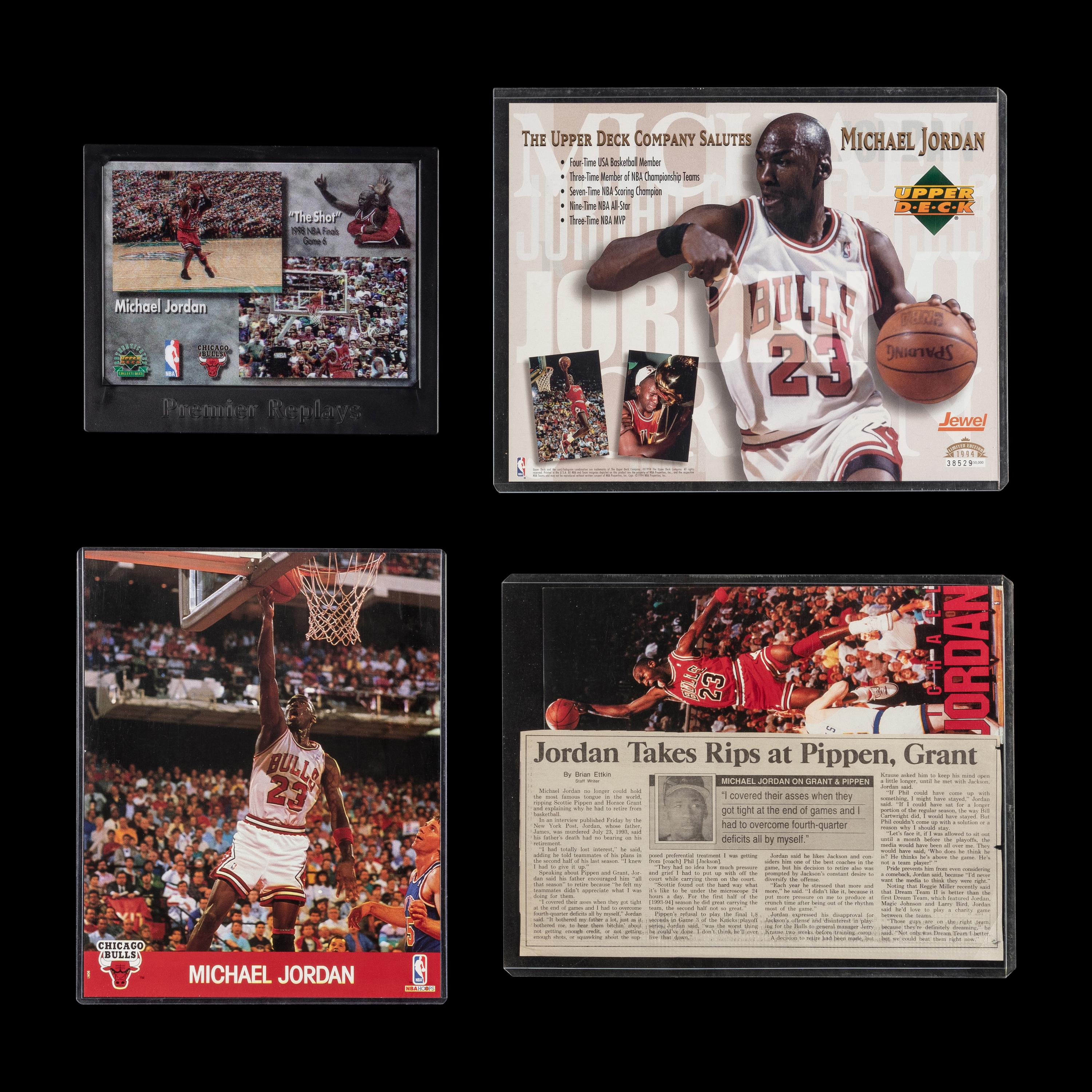 A Large Collection of Assorted Michael Jordan Basketball Cards