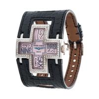 ROGER DUBUIS, 18K WHITE GOLD AND DIAMOND 'FOLLOW ME' WRISTWATCH