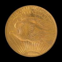 A United States 1907 Saint-Gaudens $20 Gold Coin