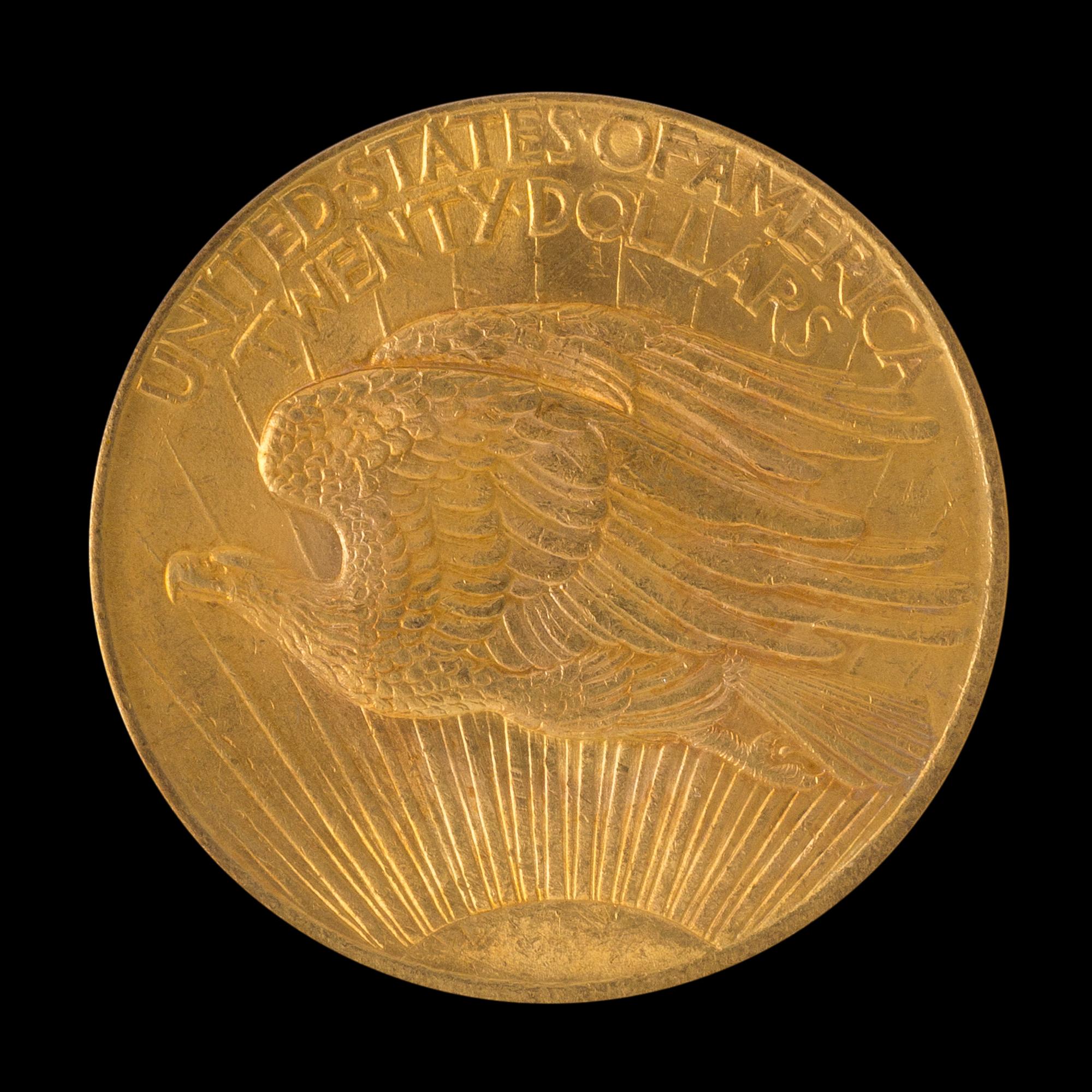 A United States 1907 Saint-Gaudens $20 Gold Coin