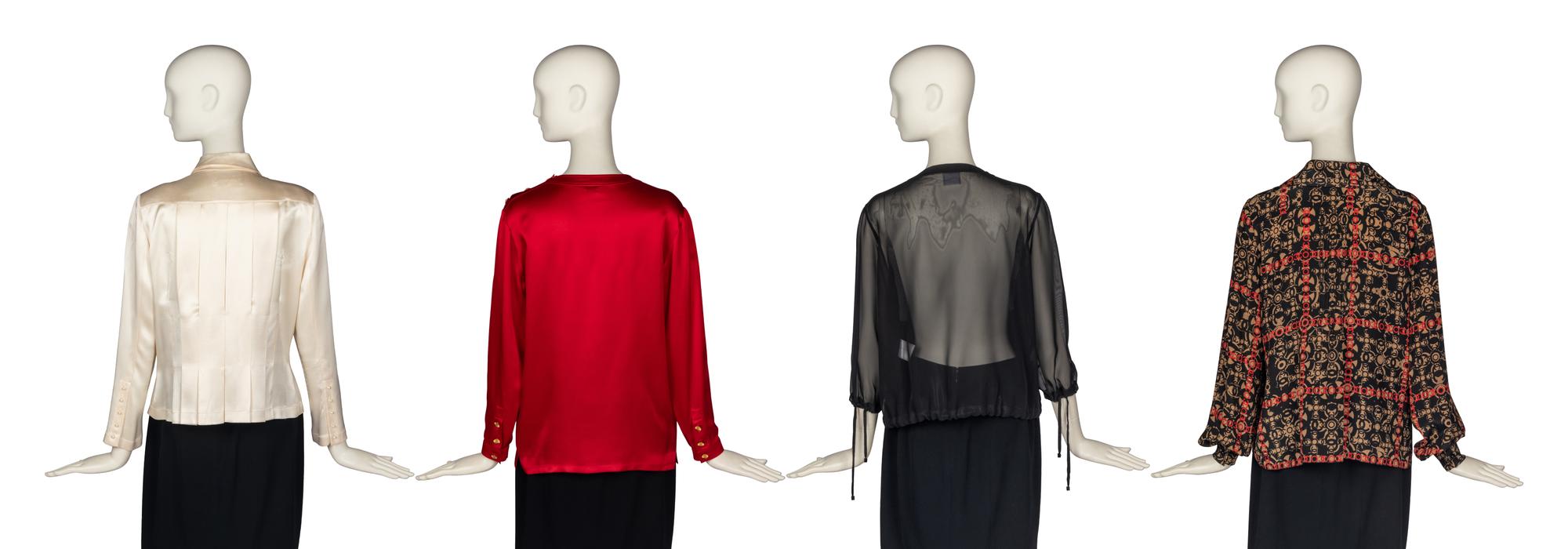 Five Chanel Blouses