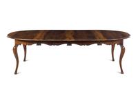 A French Provincial Fruitwood Dining Table