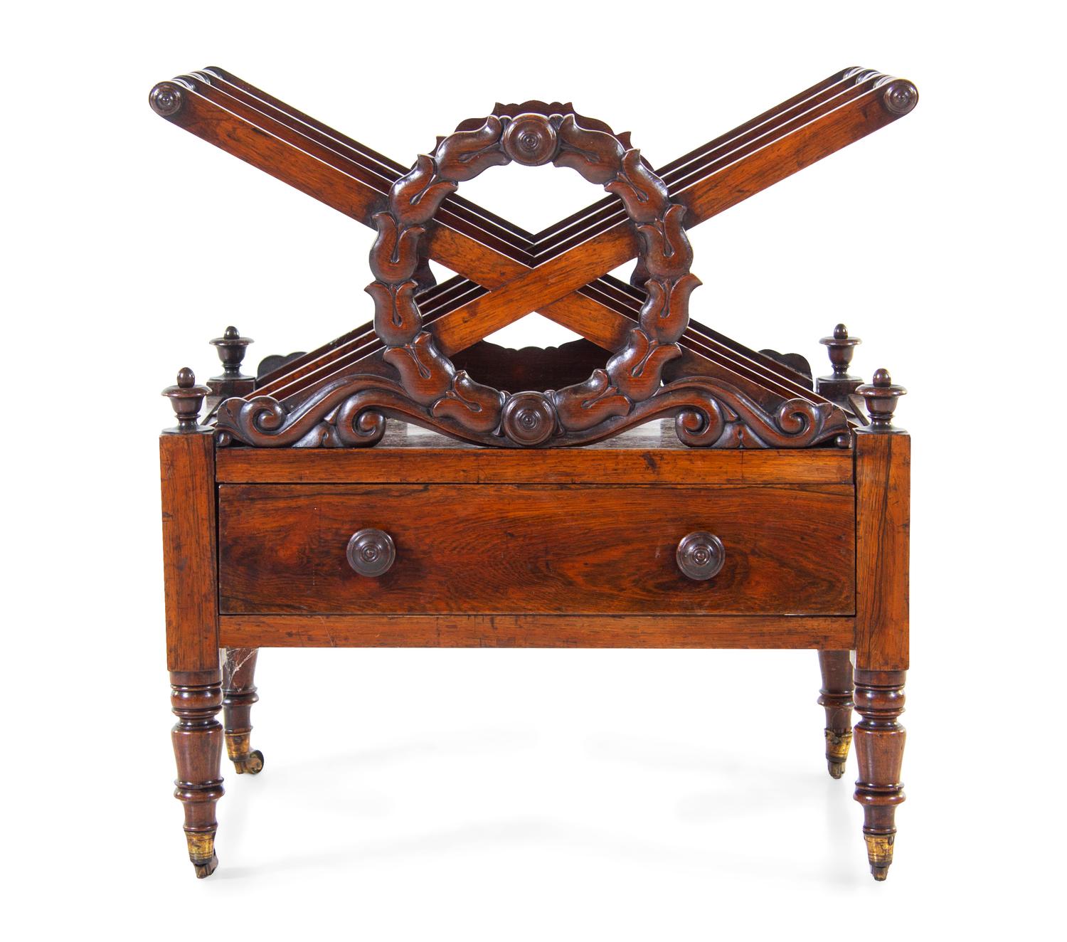 A William IV Rosewood Canterbury
