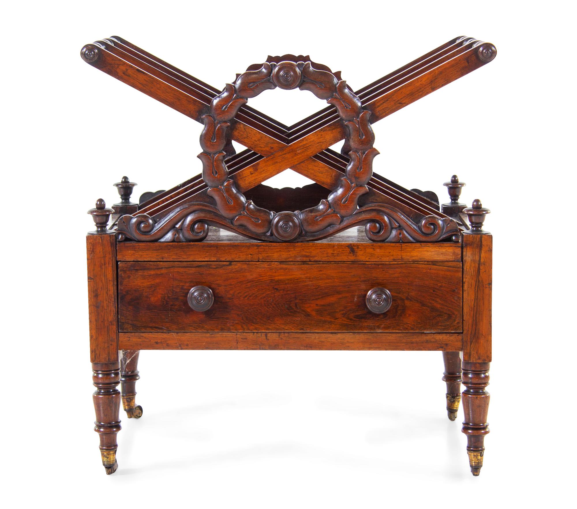 A William IV Rosewood Canterbury