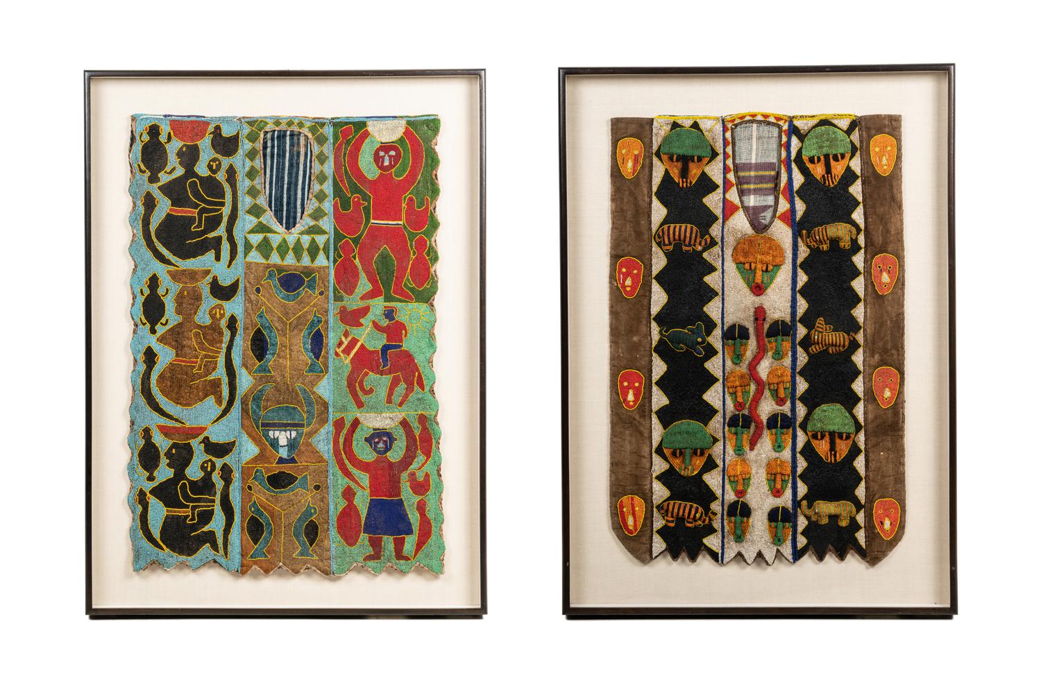 Two Yorba Beaded Chief Coats