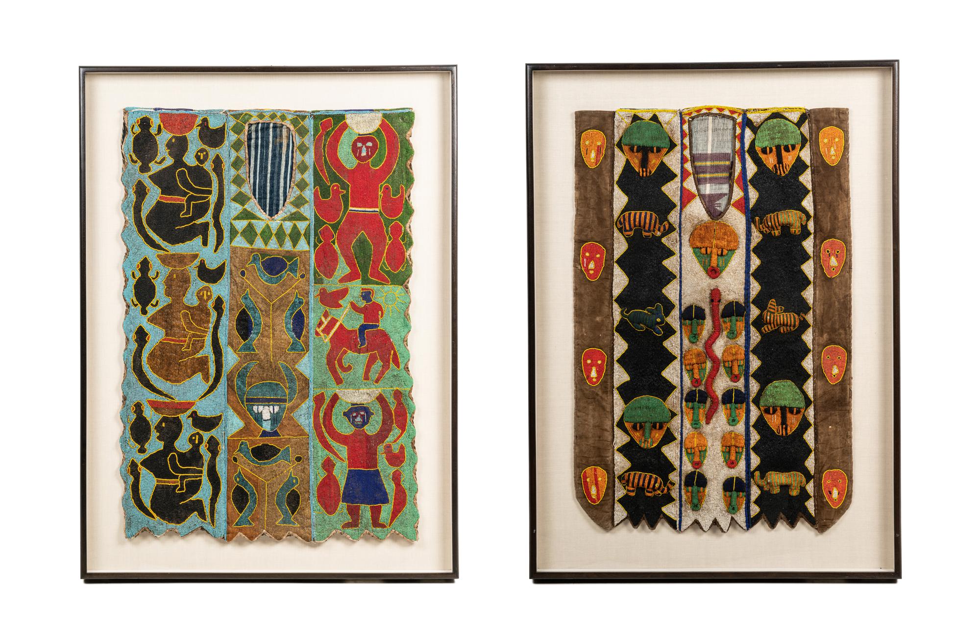 Two Yorba Beaded Chief Coats