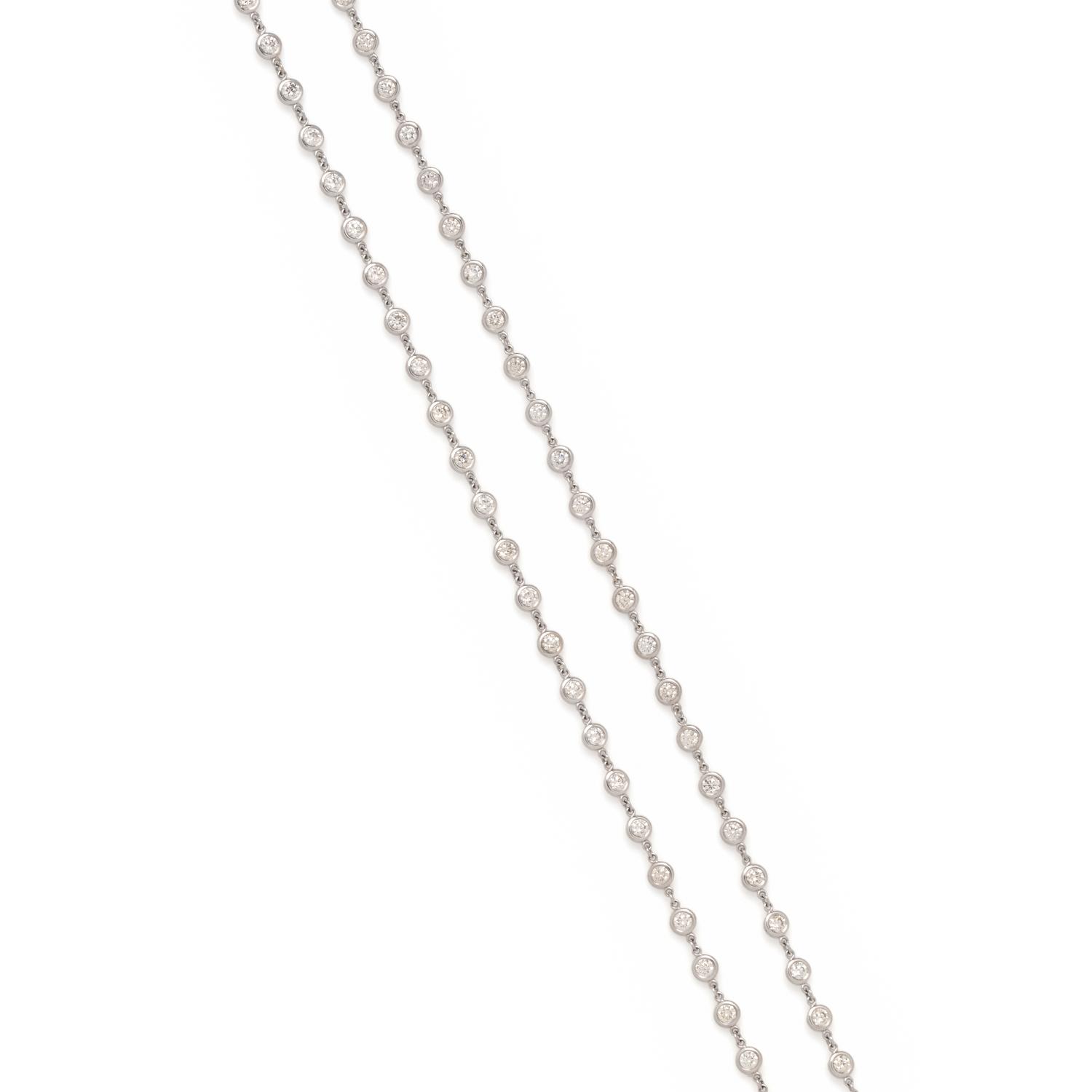 DIAMOND STATION NECKLACE