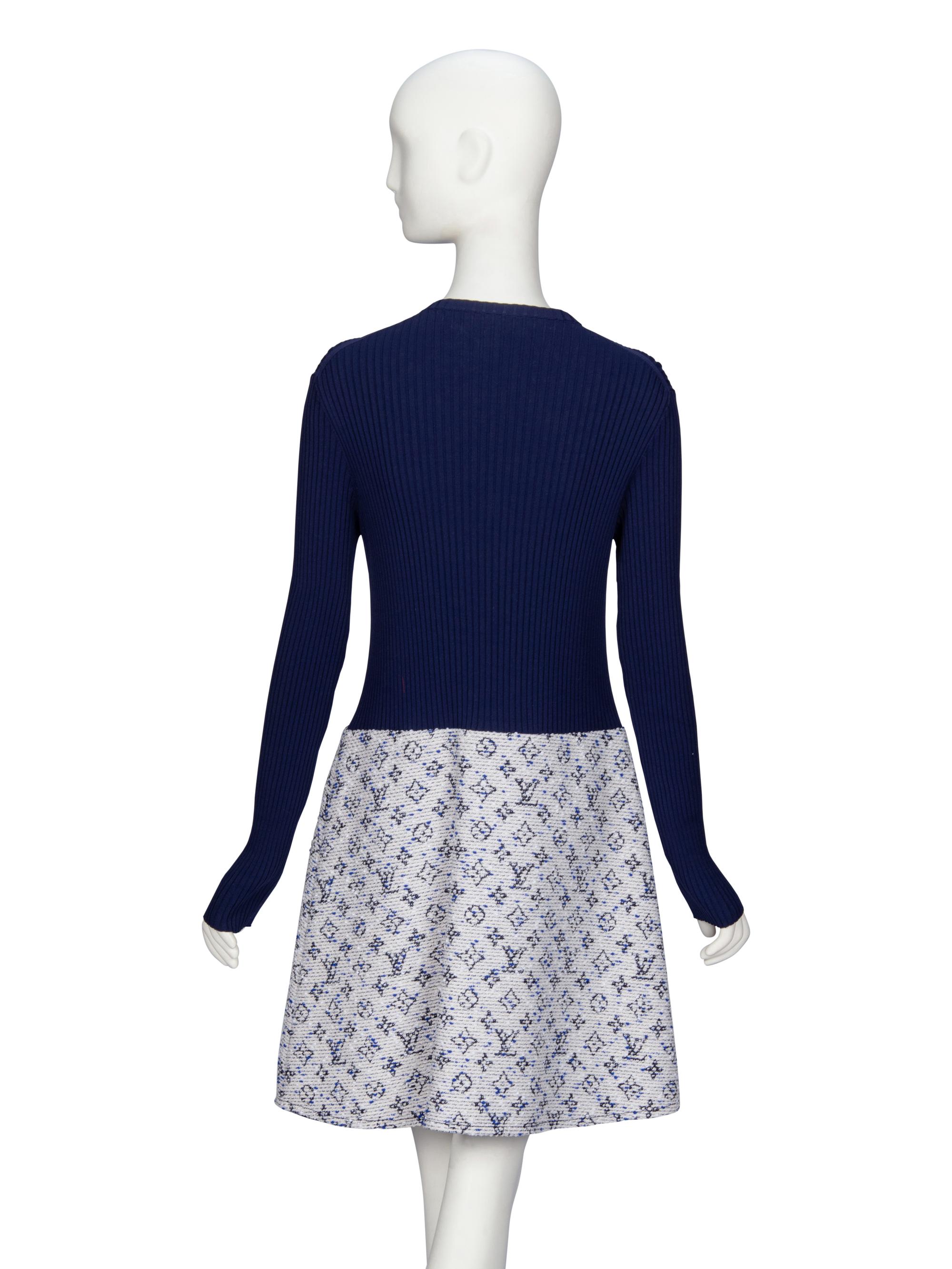 Louis Vuitton, Knit & Tweed Dress