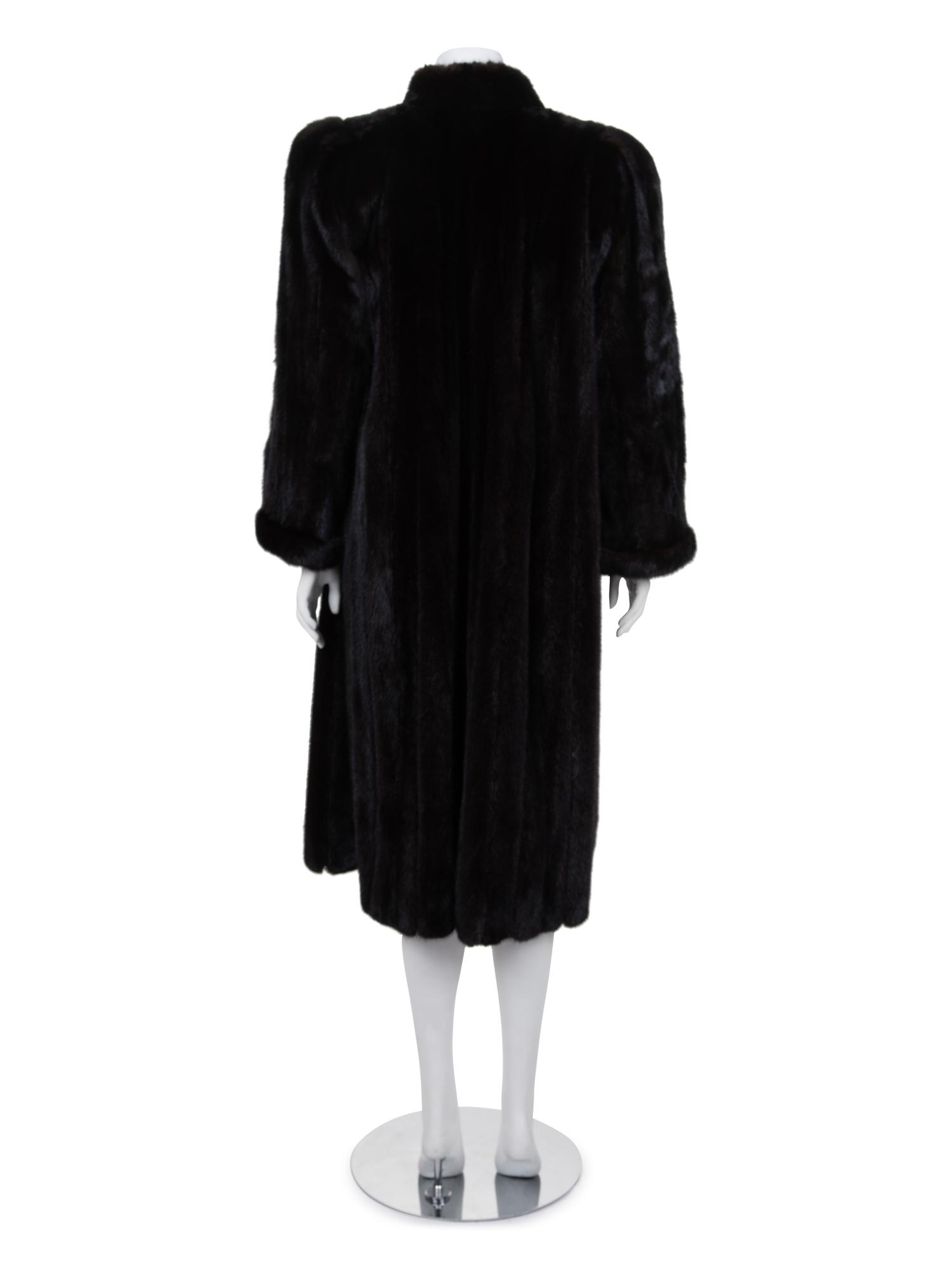Unlabeled, Attributed to Yves Saint Laurent Mink Fur Coat
