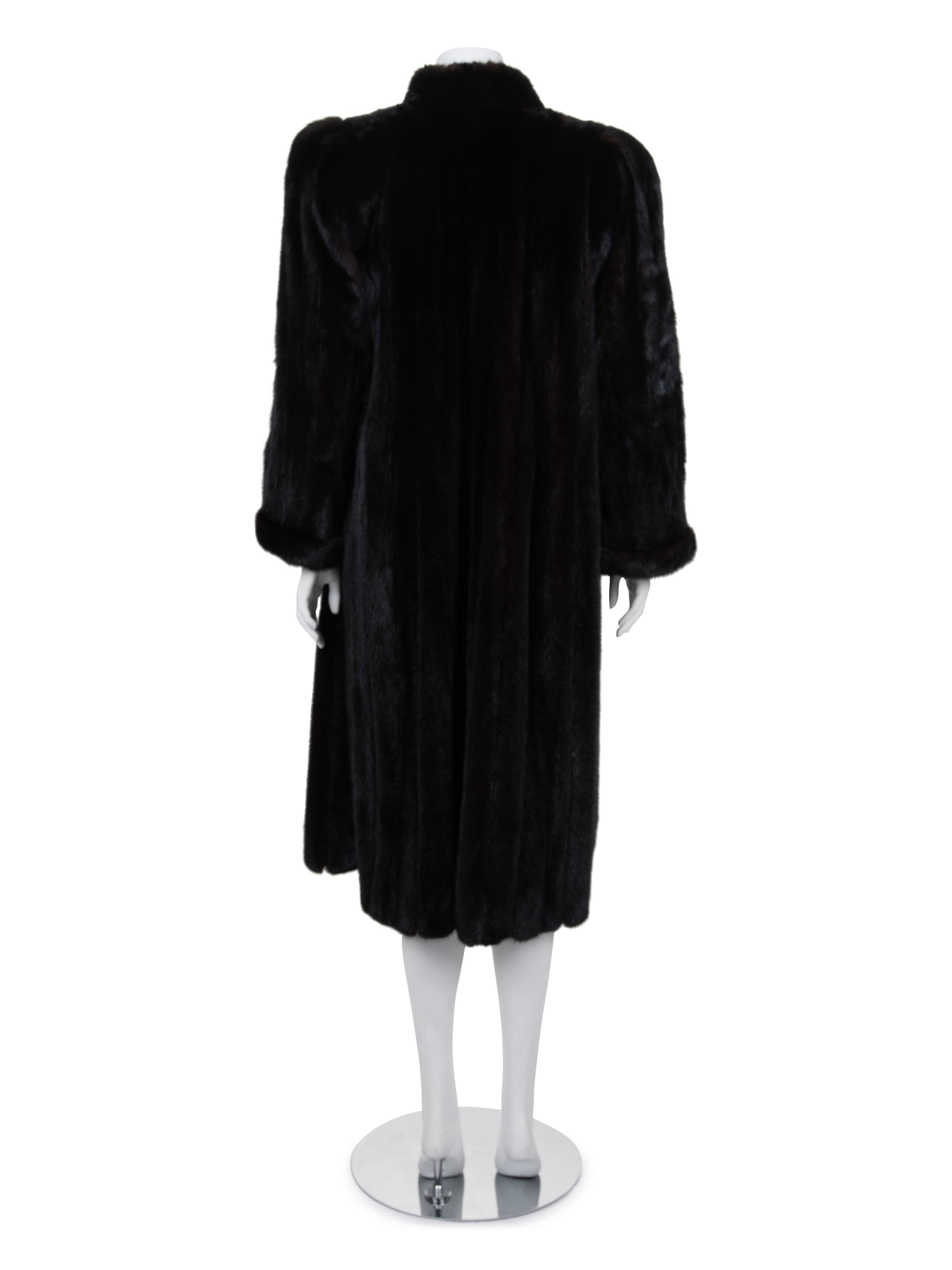 Unlabeled, Attributed to Yves Saint Laurent Mink Fur Coat