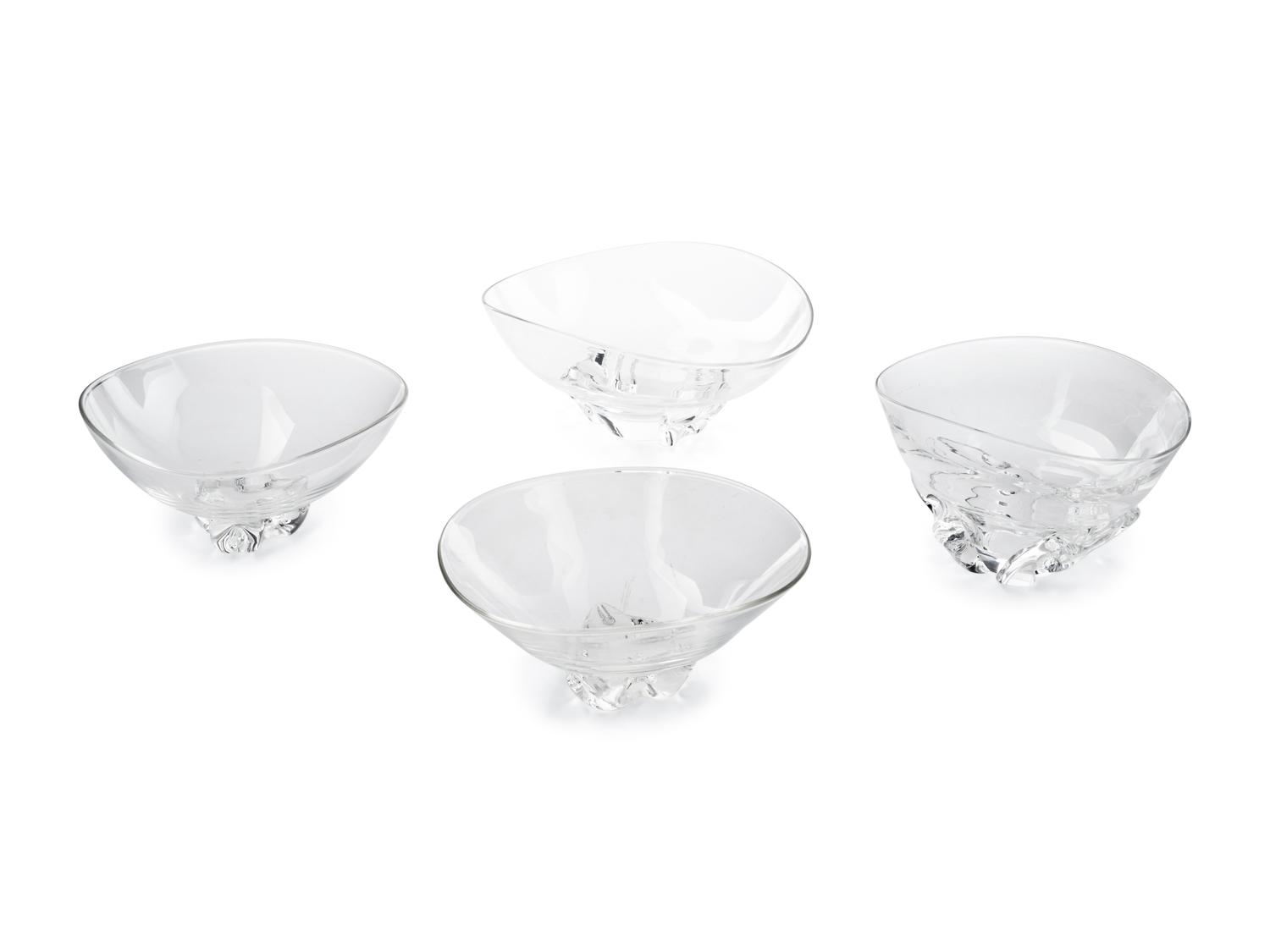 Four Steuben Glass Bowls