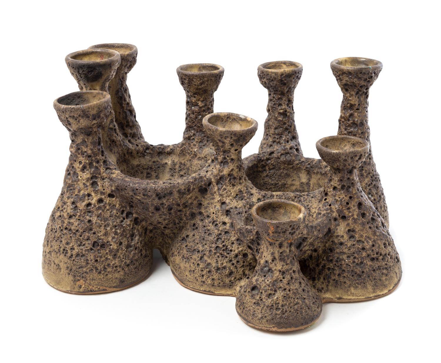 Edna Arnow, (American, 1921-2013), Untitled, candelabra