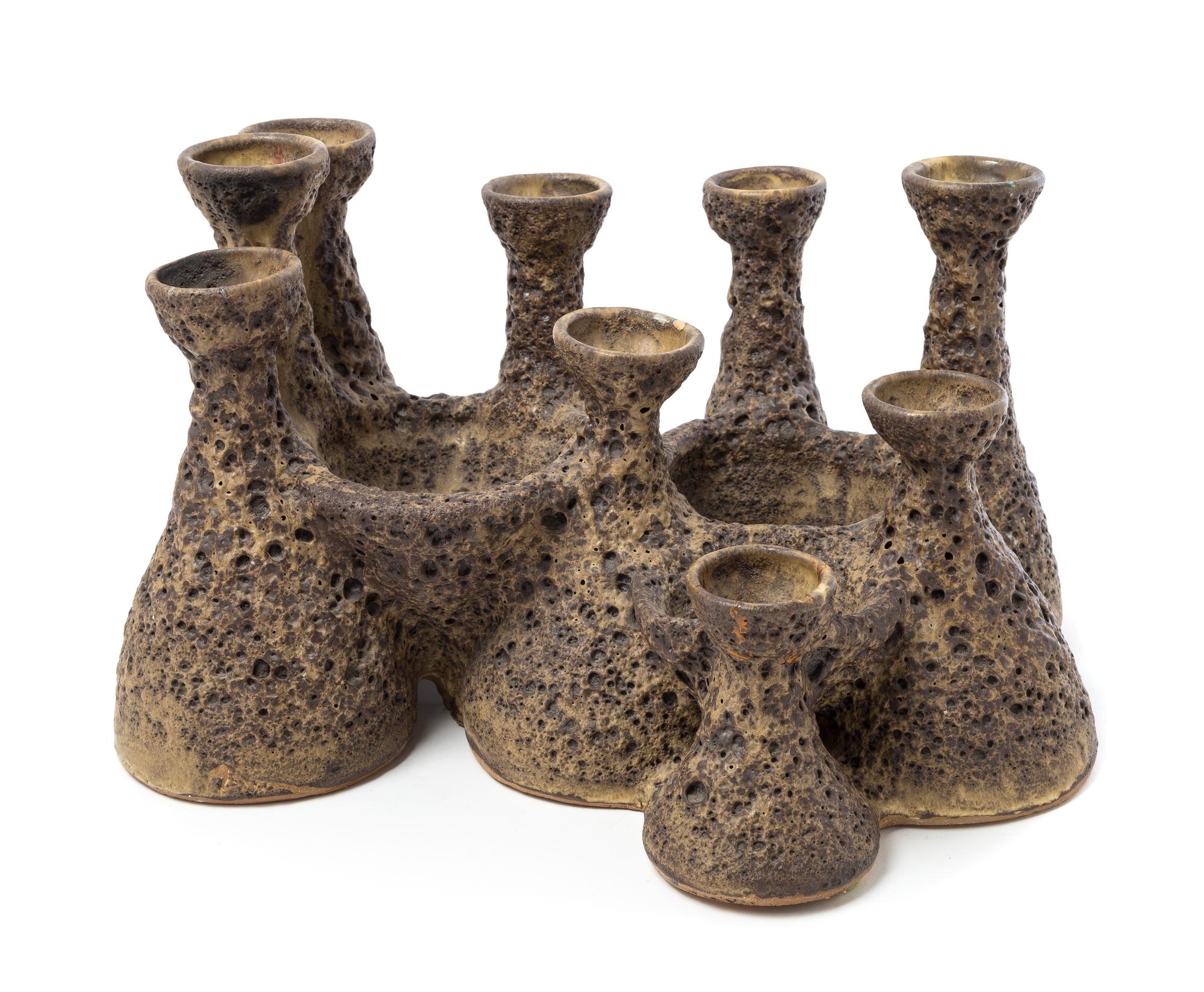 Edna Arnow, (American, 1921-2013), Untitled, candelabra