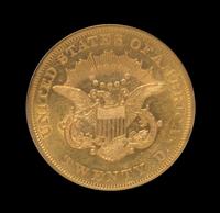 A United States 1861 Liberty Head $20 Gold Coin