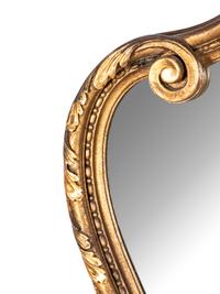 An Italian Baroque Style Giltwood Mirror