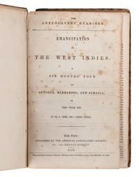 THOME, James A., and Joseph Horace KIMBALL. Emancipation in the West Indies... New York: 1838.