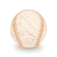 A Group of Harry Caray and Bill Veeck Signed Autograph Baseballs (Beckett Authentication Services Letters BAS Certified),