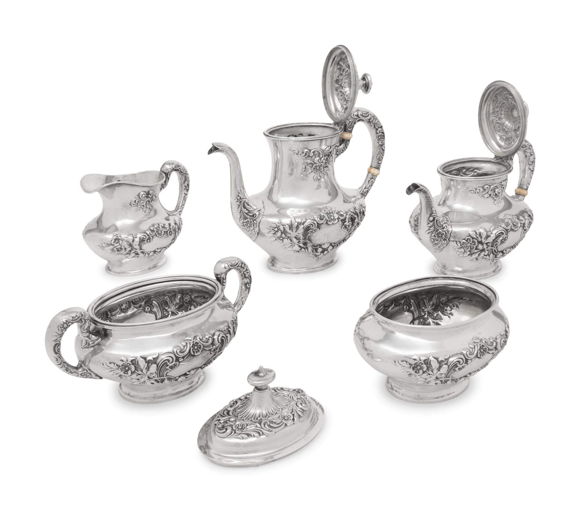 An American Silver Tea and Coffee Service