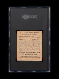 A 1948 Bowman Yogi Berra Rookie Baseball Card No. 6 (SGC 1.5 FAIR)