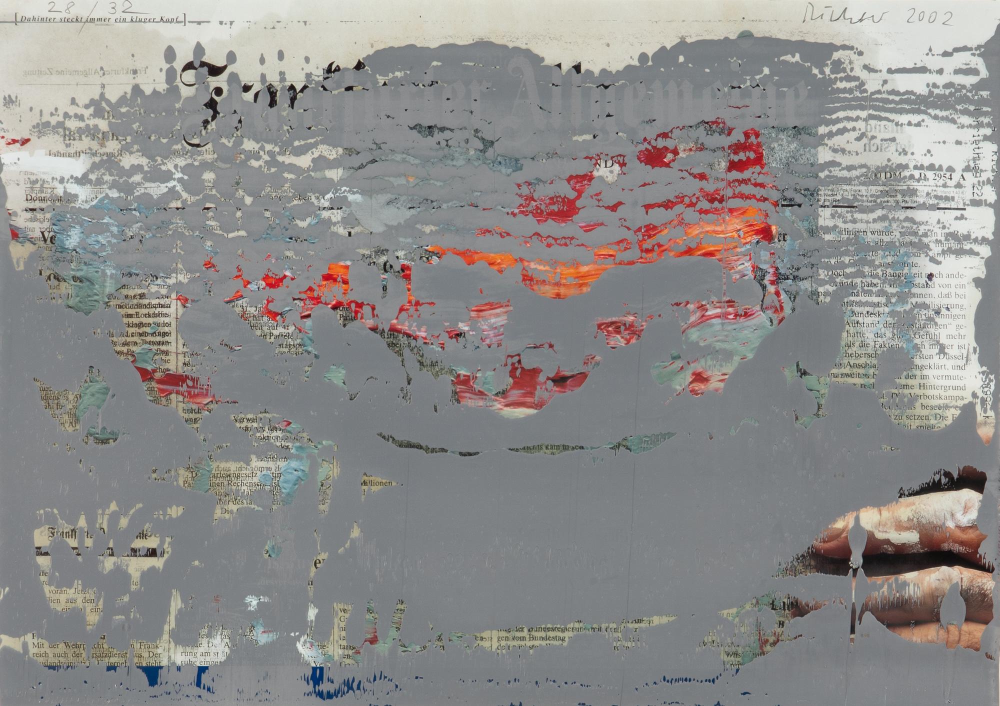 Gerhard Richter (German, b. 1932) — FAZ-Übermalung , 2002
