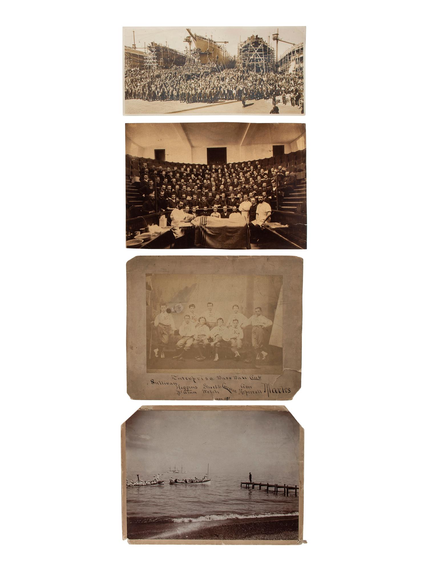 [EARLY PHOTOGRAPHY]. A collection of early to mid 20th century photographs, featuring vernacular albums and images documenting travel, scenic and city views, incl. Chicago and surroundings, and other personal moments.
