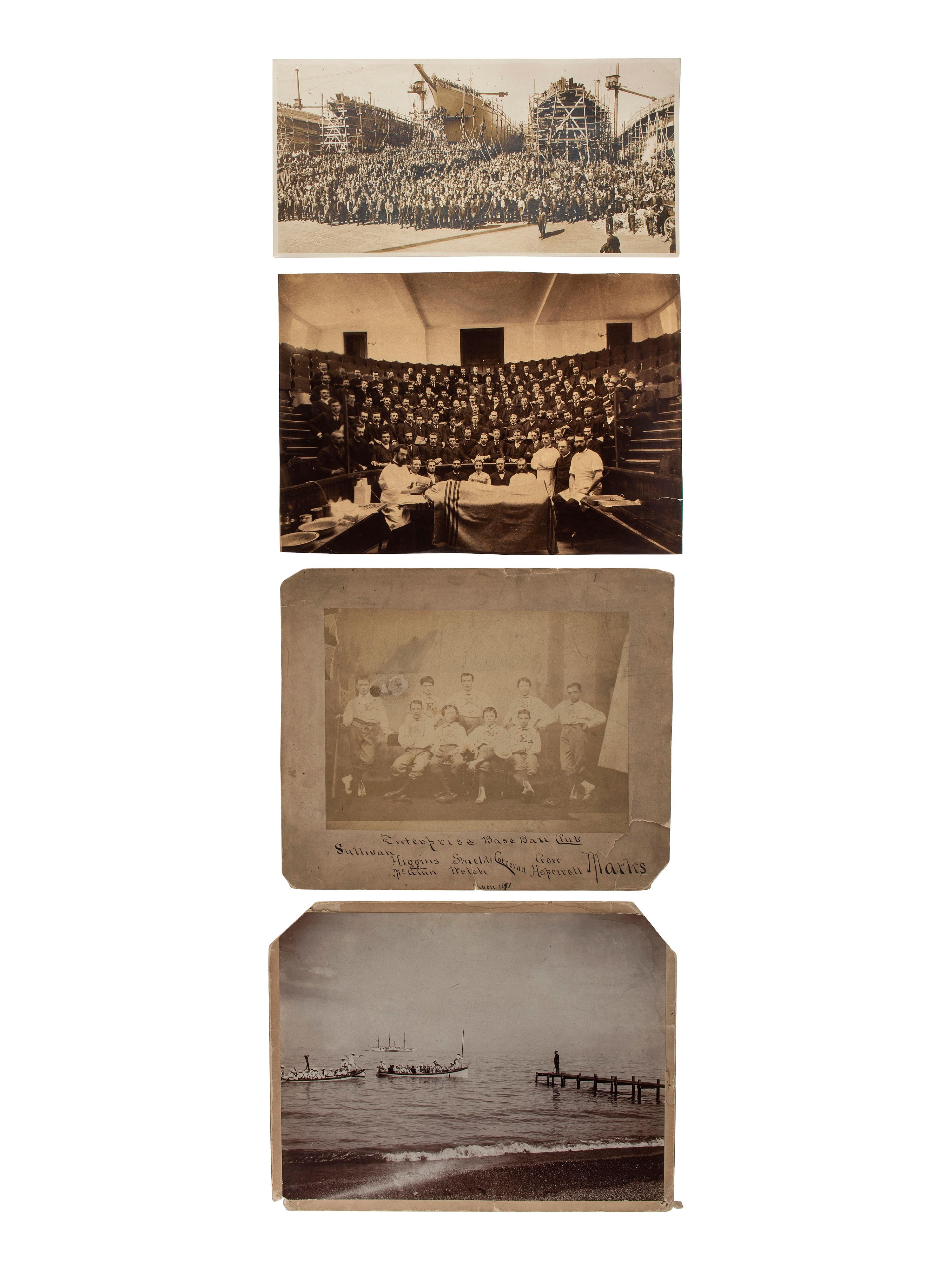 [EARLY PHOTOGRAPHY]. A collection of early to mid 20th century photographs, featuring vernacular albums and images documenting travel, scenic and city views, incl. Chicago and surroundings, and other personal moments.