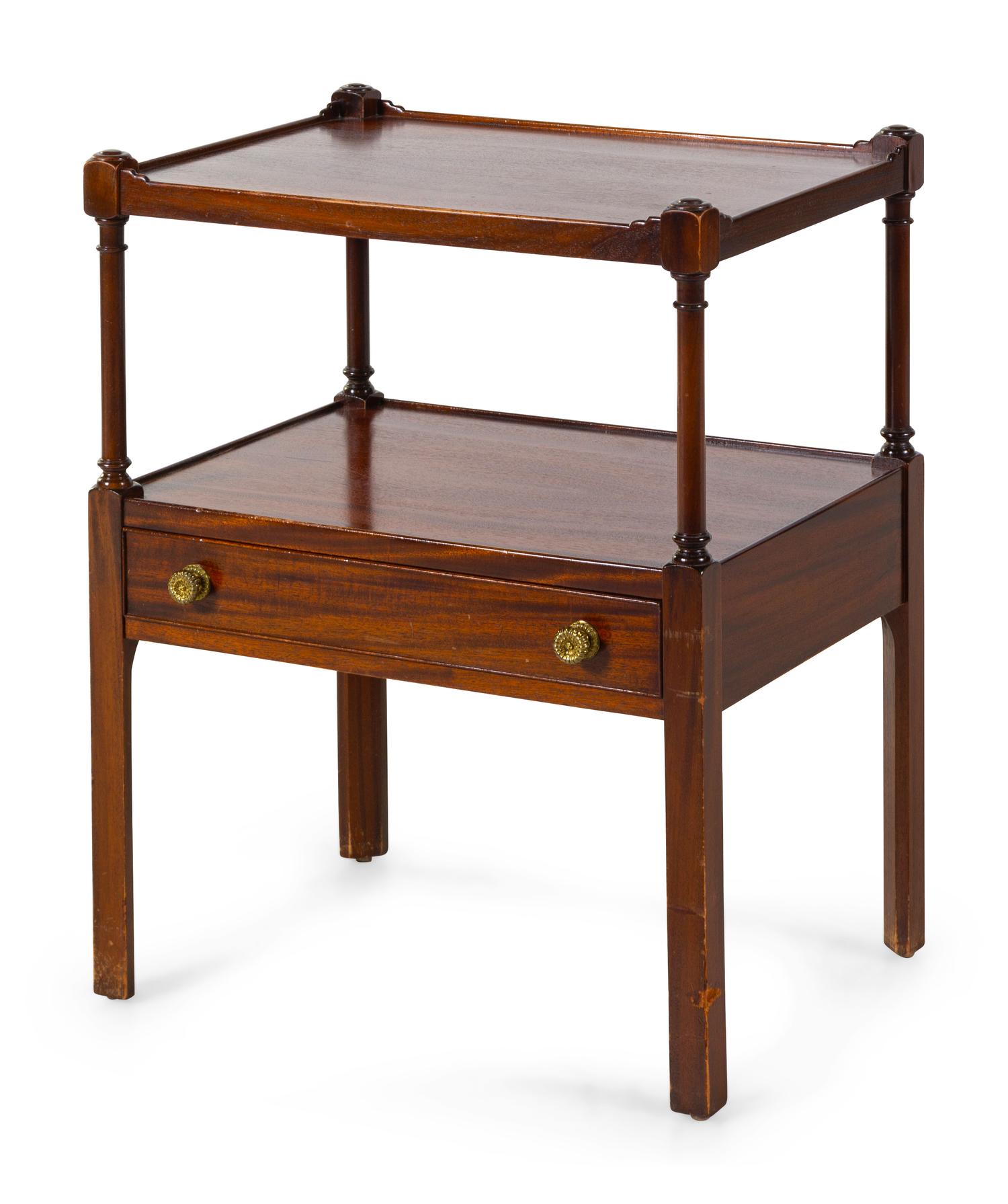 A George III Style Mahogany Side Table